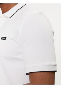 Calvin Klein Polo K10K112751 Biały Regular Fit. Typ kołnierza: polo. Kolor: biały. Materiał: bawełna