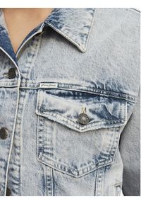 Guess Jeans Kurtka jeansowa W6GN56 D5M57 Niebieski Oversize. Kolor: niebieski. Materiał: bawełna #3