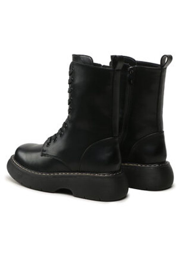 DeeZee Trapery ZAL90087-4 Czarny. Kolor: czarny. Materiał: skóra