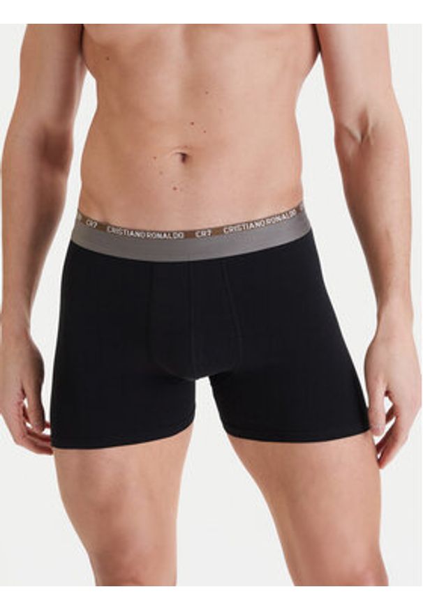 Cristiano Ronaldo CR7 Komplet bokserek 8100-49 Czarny. Kolor: czarny. Materiał: bawełna