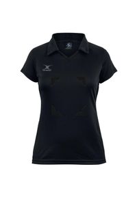 GILBERT - Damska koszulka polo Gilbert Eclipse Hook and Loop. Typ kołnierza: polo. Kolor: czarny. Styl: sportowy #1