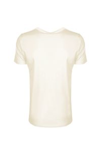 Diesel T-Shirt "T-Just" | A03817-0GRAM-129 | Mężczyzna | Beżowy. Okazja: na co dzień. Kolor: beżowy. Materiał: bawełna, poliester. Wzór: nadruk. Styl: casual, klasyczny