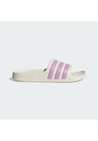 Adidas - Klapki adilette Aqua Kids. Kolor: biały, różowy, wielokolorowy. Styl: sportowy #1