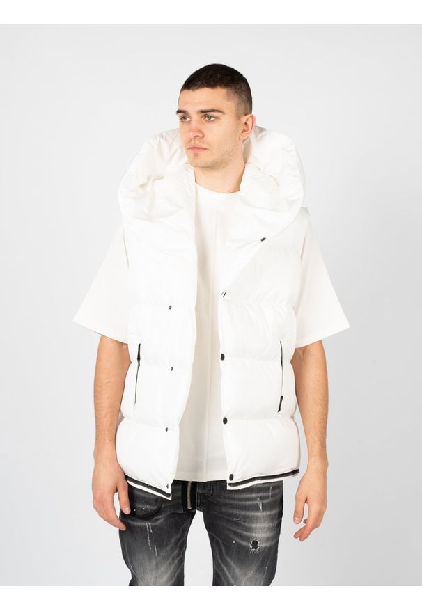 La Haine Inside Us Bezrękawnik "Unisex-LM068" | A23073PLM068 | Mężczyzna | Biały. Typ kołnierza: kaptur. Kolor: biały. Materiał: poliester. Długość rękawa: bez rękawów