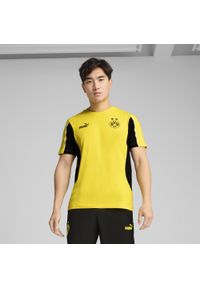Puma - Męska koszulka Borussia Dortmund ftblARCHIVE PUMA Faster Yellow Black. Kolor: czarny, wielokolorowy, żółty. Wzór: aplikacja. Sport: piłka nożna