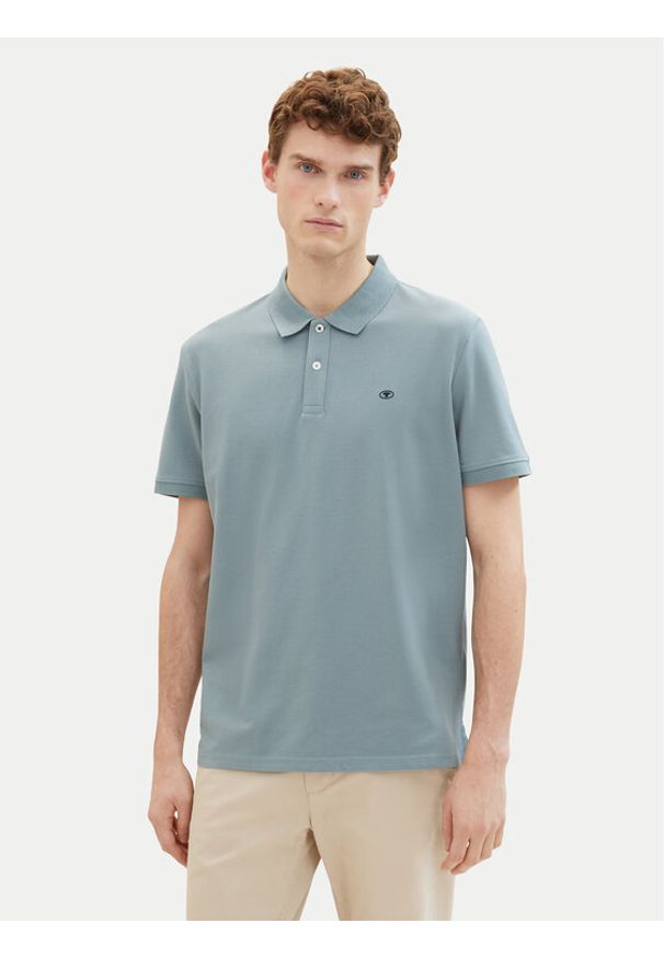 Tom Tailor Polo 1027713 Zielony Regular Fit. Typ kołnierza: polo. Kolor: zielony. Materiał: bawełna