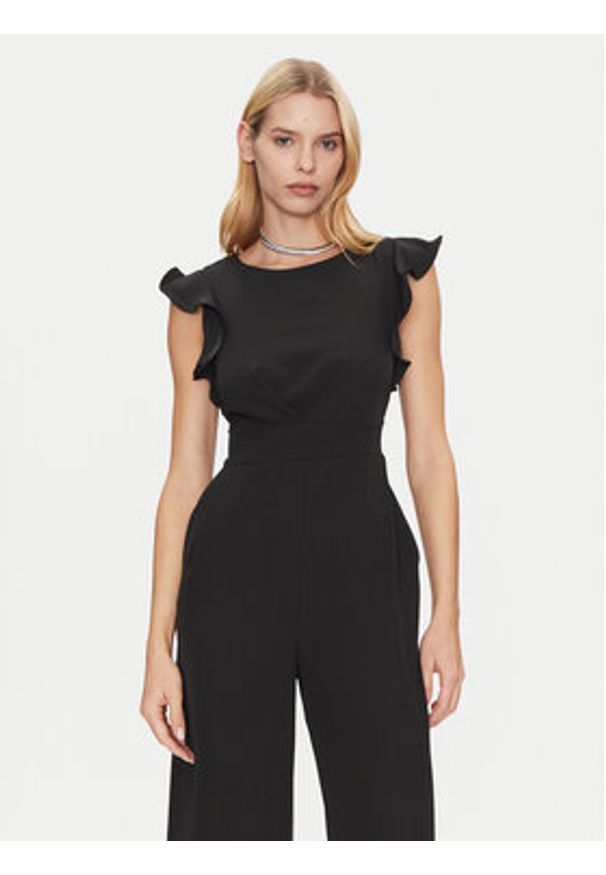 Rinascimento Kombinezon CFC0122552003 Czarny Regular Fit. Kolor: czarny. Materiał: syntetyk