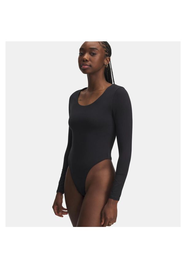 Body damskie z długim rękawem Under Armour Motion. Kolor: czarny. Sport: joga i pilates