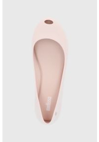 melissa - Melissa baleriny ULTRAGIRL BASIC kolor różowy na płaskim obcasie. Nosek buta: okrągły. Kolor: różowy. Materiał: guma, kauczuk. Obcas: na obcasie. Wysokość obcasa: niski #5