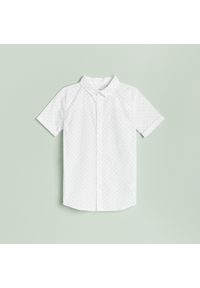 Reserved - Klasyczna koszula - Biały. Kolor: biały. Styl: klasyczny #1