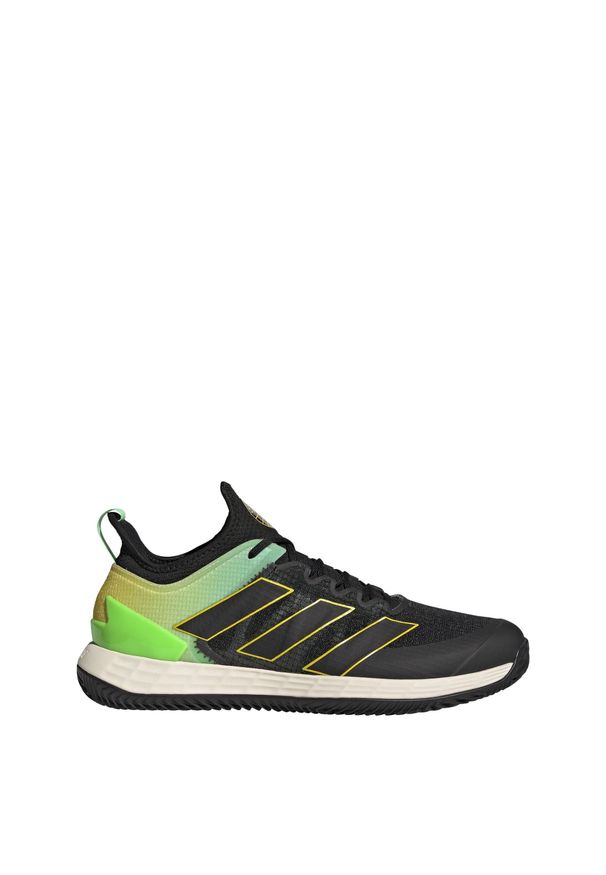 Adidas - Buty do tenisa adidas 150 Adizero Ubersonic 4 Clay Court. Kolor: czarny, wielokolorowy, żółty. Sport: tenis