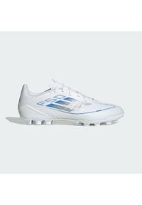 Adidas - Buty F50 League AG. Kolor: szary, biały, wielokolorowy. Materiał: materiał. Sport: piłka nożna