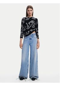 Desigual Sweter 25SWJF04 Czarny Regular Fit. Kolor: czarny. Materiał: syntetyk #6