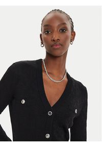 Pinko - PINKO Sukienka dzianinowa Solfitaggio Abito 103974 A21T Czarny Slim Fit. Kolor: czarny. Materiał: lyocell #4