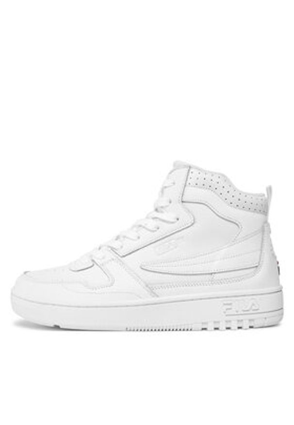 Fila Sneakersy Fxventuno L Mid FFM0156.10004 Biały. Kolor: biały. Materiał: skóra