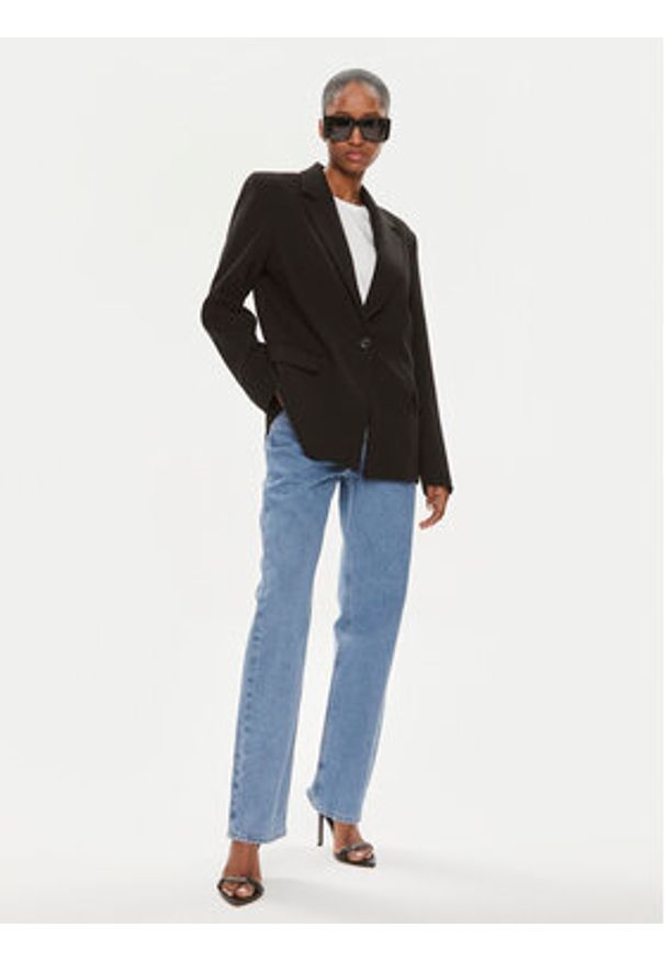 2NDDAY Marynarka Janet 2000115119 Czarny Regular Fit. Kolor: czarny. Materiał: syntetyk