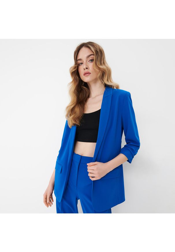 Mohito - Niebieska marynarka - Niebieski. Kolor: niebieski