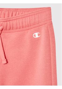 Champion Spodnie dresowe Logo Stretch 404451 Różowy Regular Fit. Kolor: różowy. Materiał: bawełna