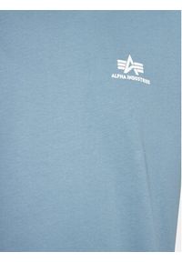 Alpha Industries T-Shirt Basic T Small Logo 188505 Niebieski Regular Fit. Kolor: niebieski. Materiał: bawełna #3