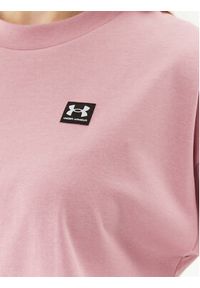 Under Armour T-Shirt Ua W Logo Lc Oversized Hw Ss 1379948 Różowy Loose Fit. Kolor: różowy. Materiał: bawełna