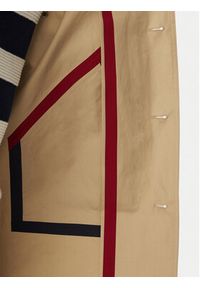 TOMMY HILFIGER - Tommy Hilfiger Płaszcz przejściowy Dc Technica MW0MW43527 Beżowy Regular Fit. Kolor: beżowy. Materiał: bawełna #6