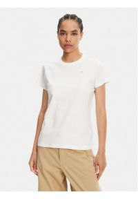 Robe di Kappa T-Shirt Katie 62115RW Biały Regular Fit. Kolor: biały. Materiał: bawełna