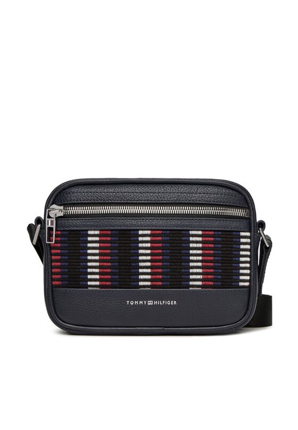 TOMMY HILFIGER - Tommy Hilfiger Saszetka Th Corp Leather Camera AM0AM12722 Granatowy. Kolor: niebieski. Materiał: skóra