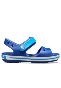 Sandały Crocs Crocband Sandal 12856-4BX - granatowe. Kolor: niebieski. Materiał: materiał. Styl: klasyczny