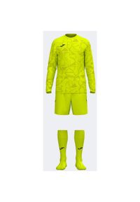Joma Zamora IX Zestaw bramkarza 2XL - Oddychający i zrównoważony. Kolor: żółty. Materiał: skóra. Sport: piłka nożna
