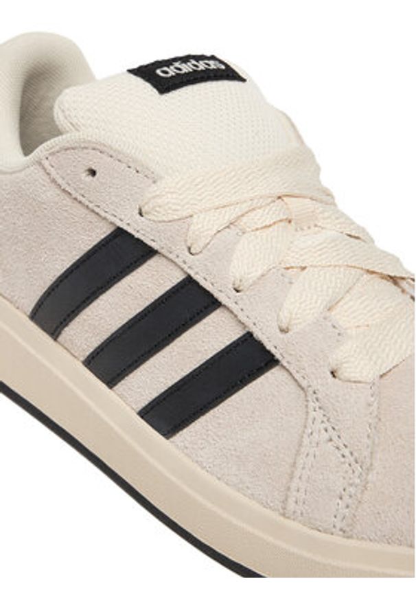 Adidas - adidas Sneakersy Grand Court 00S JR5569 Beżowy. Kolor: beżowy. Materiał: skóra, zamsz