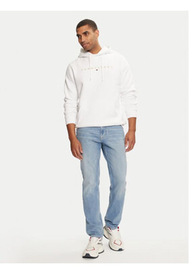 Tommy Jeans Bluza DM0DM20503 Biały Regular Fit. Kolor: biały. Materiał: bawełna