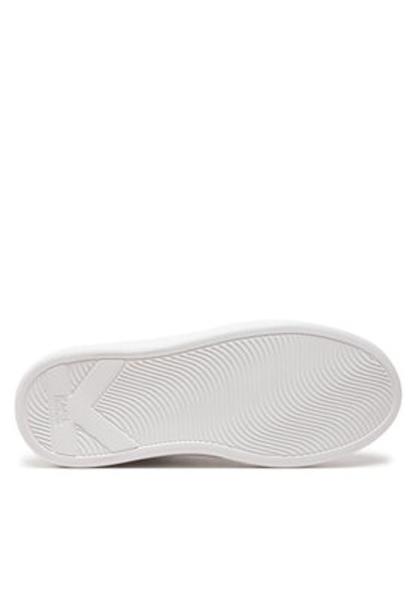 Karl Lagerfeld - KARL LAGERFELD Sneakersy KL62538K Biały. Kolor: biały. Materiał: skóra