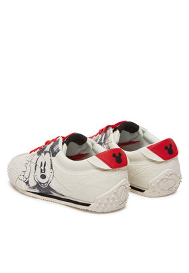 Desigual Sneakersy 25SSKP06 Biały. Kolor: biały. Materiał: skóra