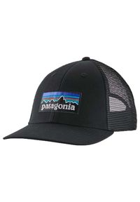 Patagonia - Czapka z daszkiem P-6 Logo LoPro Trucker Hat. Kolor: czarny. Styl: klasyczny