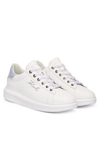 Karl Lagerfeld - KARL LAGERFELD Sneakersy Kapri KL62518 Biały. Kolor: biały. Materiał: skóra #2