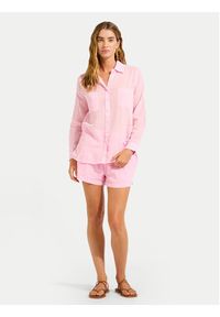 Seafolly Koszula Breeze 55428-TO Niebieski Regular Fit. Kolor: niebieski. Materiał: bawełna #2