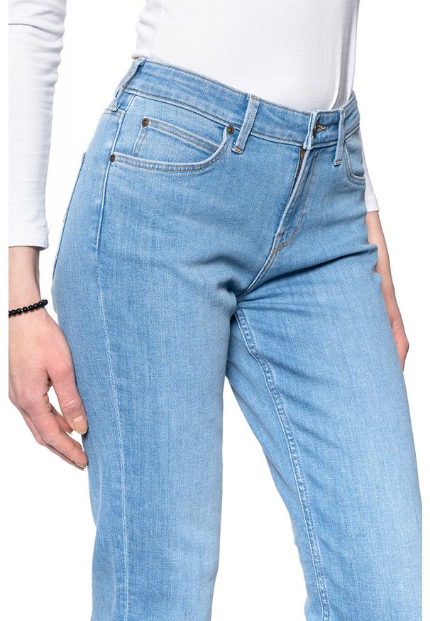 Lee - LEE MARION STRAIGHT DAMSKIE SPODNIE JEANSOWE MID LINA L301OPSR 112139755