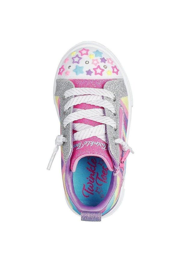 skechers - Adidasy Skechers S Lights-twinkle Sparks-cosmi, Dzieci. Okazja: na co dzień. Kolor: wielokolorowy. Materiał: syntetyk, materiał