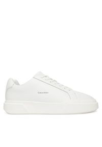 Calvin Klein Sneakersy Chunky Cupsole Laceup Lth YM0YM01344 Biały. Kolor: biały. Materiał: skóra #1