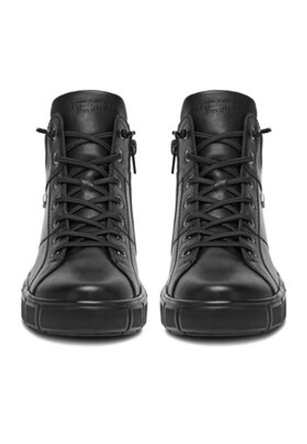 Remonte Trzewiki D1T76-00 Czarny. Kolor: czarny. Materiał: skóra