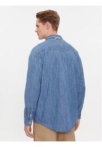 Tommy Jeans Koszula jeansowa Western DM0DM18330 Niebieski Relaxed Fit. Kolor: niebieski. Materiał: bawełna #5