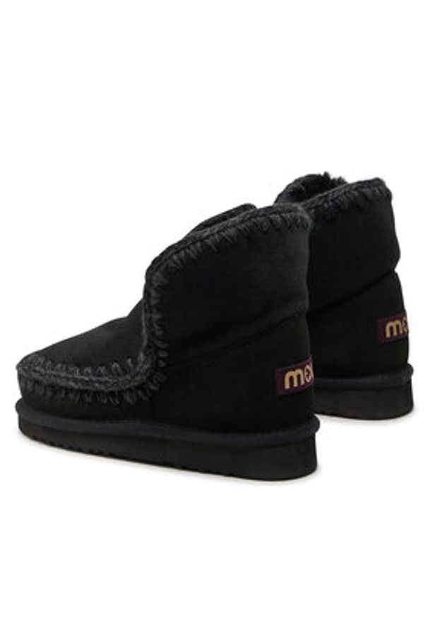 Mou Śniegowce Eskimo18 Czarny. Kolor: czarny. Materiał: skóra