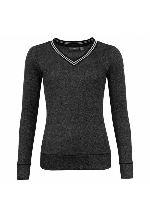 Sweter damski ANKY Glossy C-Wear. Kolor: czarny. Materiał: polar. Sezon: zima