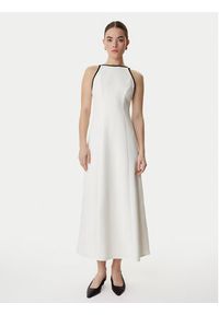 Marella Sukienka koktajlowa Sapore 2613221113 Écru Regular Fit. Materiał: syntetyk. Styl: wizytowy #3