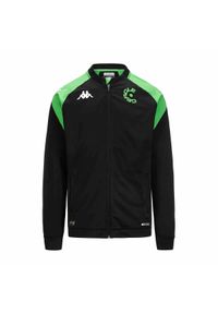 Kappa - Kurtka z dresu Cercle Bruges Arun 2023/24. Kolor: wielokolorowy, czarny, zielony. Materiał: dresówka. Sport: piłka nożna #1