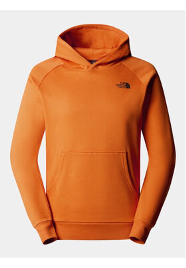 The North Face Bluza Redbox NF0A2ZWU Pomarańczowy Regular Fit. Kolor: pomarańczowy. Materiał: bawełna