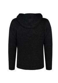 Takeshy Kurosawa Sweter | 83084 | Hoody Boucle | Mężczyzna | Czarny. Okazja: na co dzień. Typ kołnierza: kaptur. Kolor: czarny. Materiał: akryl, wełna. Wzór: aplikacja. Styl: casual #9