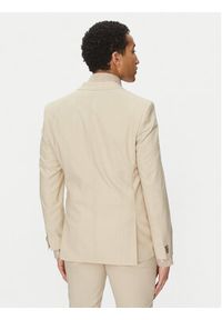 Hugo - HUGO Garnitur Arti/Hesten232X 50540341 Beżowy Extra Slim Fit. Kolor: beżowy. Materiał: syntetyk #10
