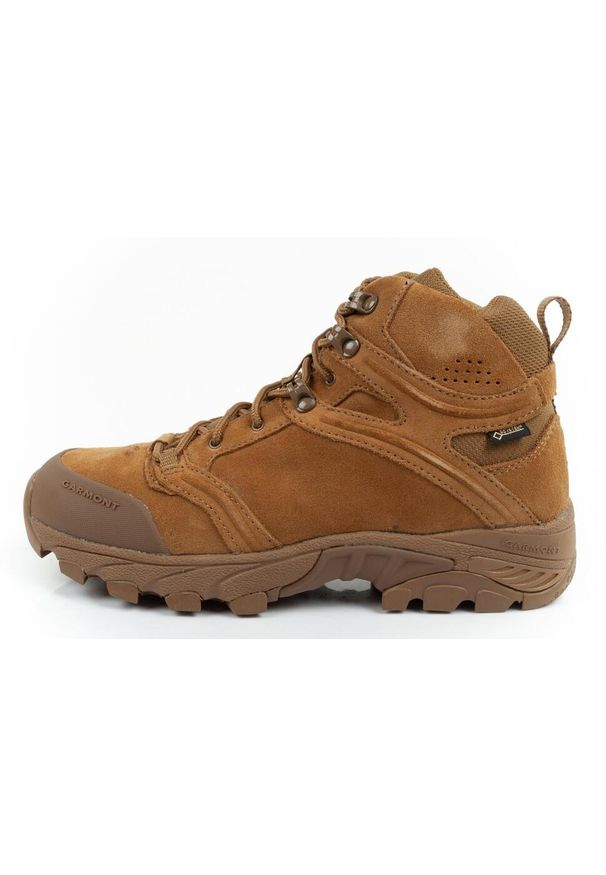 Buty trekkingowe damskie Garmont T4 GORE-TEX. Kolor: brązowy. Materiał: materiał, skóra, syntetyk. Szerokość cholewki: normalna. Technologia: Gore-Tex