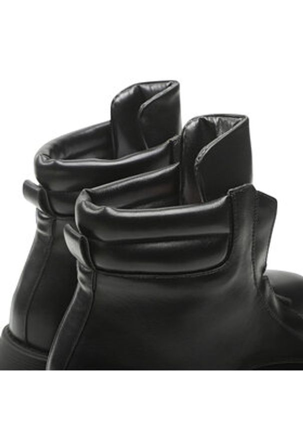 Jenny Fairy Botki WS5870-01 Czarny. Kolor: czarny. Materiał: skóra